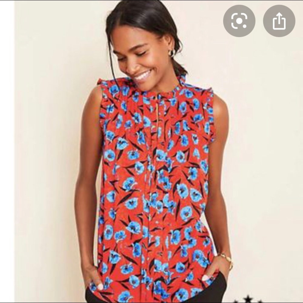 NWT ANN TAYLOR beautiful blouse. Size Small.